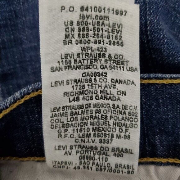 🔥051 Levi's 515 High Waist Bootcut Blue Jeans - Picture 11 of 12